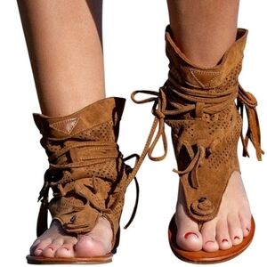 Women's Tan Gladiator Sandals